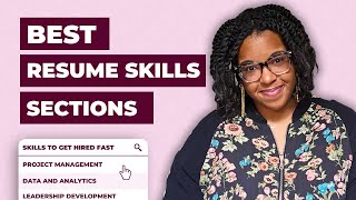 How to Create a Resume Skills Section [upl. by Sebbie]