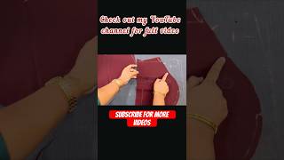 Sleeves cutting tips fashion onlinesewingclasses fashiontips saree womensclothing sewingtips [upl. by Eldreda]