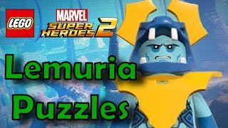 All Lemuria Puzzles in LEGO Marvel Superheroes 2 [upl. by Jaehne]