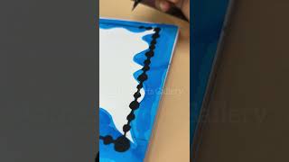 Easy and simple Notebook Border Design notebook borderart shorts drawing painting project ect [upl. by Trygve]