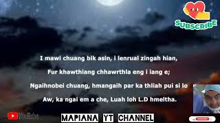 CFL LALHMINGTHANGA LD HMELTHA KARAOKE With LYRICS [upl. by Ayal]