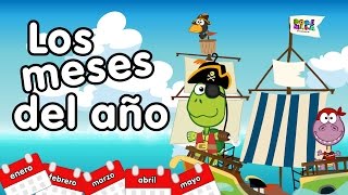 Meses del año en inglés  Canciones Infantiles [upl. by Ymmac]