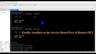 Enable Autofind on Service Board Port of Huawei OLT  Technical Hakim [upl. by Flight]