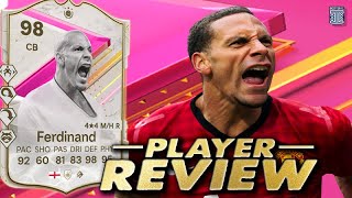 98 FUTTIES ICON FERDINAND SBC PLAYER REVIEW  FC 24 Ultimate Team [upl. by Adelpho]