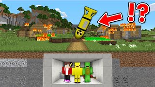 The Ultimate Doomsday Bunker vs Nuclear Missile  Minecraft [upl. by Donnell]