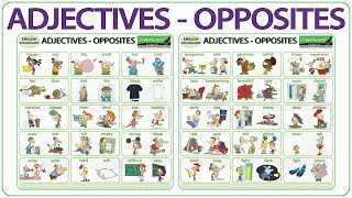 Adjectives  Opposites in English [upl. by Nalrah761]