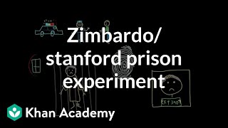 Zimbardo prison study The Stanford prison experiment  Behavior  MCAT  Khan Academy [upl. by Anehsak]