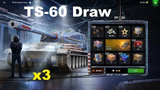 WoT Blitz  American Tank TS60 Draw  Can we win the Tank for 225 gold [upl. by Peers]