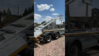 Container Carrier Tipper Turntable Trailer From OZMEN DAMPER TRAILER [upl. by Dorena]