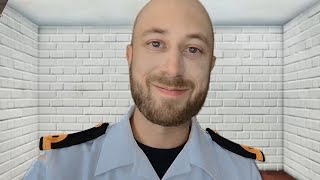 ASMR  Full TSA Pat Down Screening With Kind Officer [upl. by Hazel56]