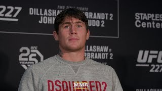 Darren Till Says He Saw Some ‘Doubt’ In Tyron Woodley During Staredown  MMA Fighting [upl. by Lorrimor]