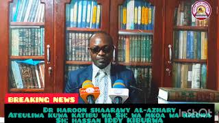 BAKWATA MKOA WA KIGOMA YAMTEUWA DR HAROON SHAARAWY KUWA KATIBU WA SHEIKH WA MKOA KIGOMA [upl. by Attehcram]