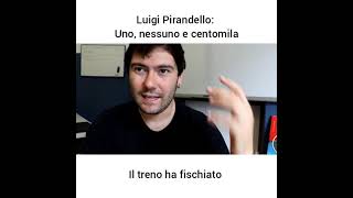 Ripasso italiano maturità 2022 L Pirandello lez 2 Uno nessuno e centomila Il treno ha fischiato [upl. by Arfihs]