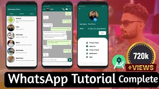 Android Developmet Tutorial for Begineer  Complete WhatsApp Chatting App  Chatting app  Hindi [upl. by Nary515]