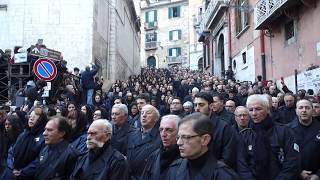 CAMPOBASSO 30032018  quot Teco Vorrei quot Processione Venerdi Santo [upl. by Bonney]