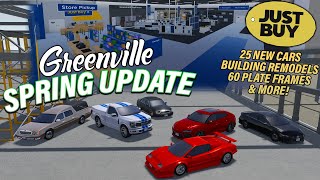 GREENVILLE SPRING UPDATE IS HERE 25 NEW CARS NEW BUILDINGS SPECIAL PAINT REMOTE START amp MORE [upl. by Nileve]