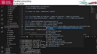 Parallel computing exercise 8a threads [upl. by Nachison]