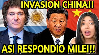 TOTALMENTE INESPERADO MILEI GOLPEA CHINA con ANUNCIO y DEFIENDE ARGENTINA con AYUDA de EEUU [upl. by Ria]