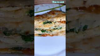 Spinach egg quesadilla  quick and easy breakfast recipe breakfastspinachquesadilla shorts [upl. by Scevor]