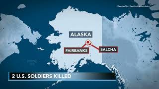 2 US soldiers killed after military truck flips in Alaska [upl. by Suirradal688]