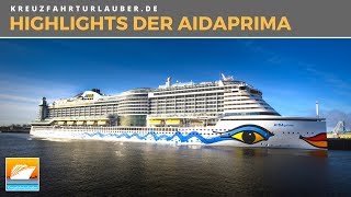 Die Highlights von AIDAprima im Rundgang AIDAperla [upl. by Rentschler]