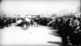 Martin Luther King Jr marches with people demonstrating for voting rights and othHD Stock Footage [upl. by Thorrlow137]