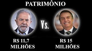 Patrimônio de Lula é menor que o de Bolsonaro [upl. by Clayson]