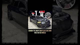 World first AWD Chrysler 300 demon 170 swap done by KhalSRT 1000hp demon170 subscribe srt [upl. by Neom]