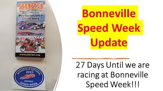 Update to our upcoming 2023 Bonneville Speed Week Run in August [upl. by Shaya216]