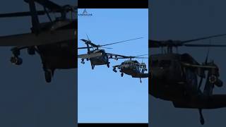 Black Hawk UH60 Arpía Duel The only aerobatic team in the world aviationshorts aviationgeek [upl. by Hazard]