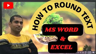 How to write round text in word How to write round text in excel text ko round me kaise likhe✍🏻 [upl. by Birck270]