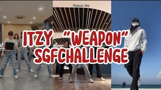 ITZY quotWEAPONquot SGFchallenge dance challenge tiktok version [upl. by Nomma]