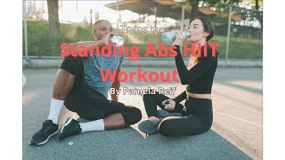 Trying the Standing Abs HIIT by Pamela Reif [upl. by Corny858]