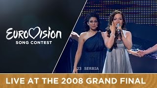 Jelena Tomašević feat Bora Dugic  Oro Serbia Live 2008 Eurovision Song Contest [upl. by Hgielhsa]