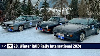 MOTOR TV22 Die 20 JubiläumsWinterRAID Rallye zu Besuch in Tirol [upl. by Enyamrahs]