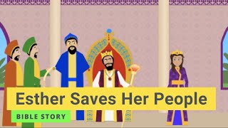 Bible story quotEsther Saves Her Peoplequot  Kindergarten Year B Quarter 3 Episode 4  Gracelink [upl. by Anneg]