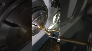 B Axis Machining a Brass Nozzle  Swiss Machining [upl. by Nagard998]