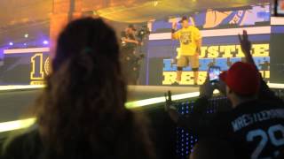 john cena the rock wrestlemania entrance 29 [upl. by Modesty253]