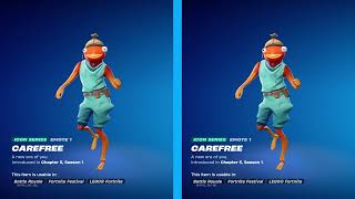 FORTNITE CAREFREE EMOTE 1 HOUR [upl. by Ydennek]