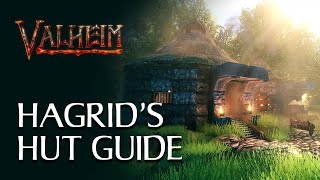 Valheim Build Guide Hagrids Hut Harry Potter [upl. by Anairol]