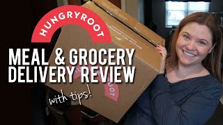 HUNGRYROOT  Meal  Grocery Delivery Service Review [upl. by Gutow]