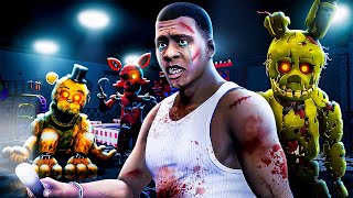 FRANKLIN Works FIVE NIGHTS At FREDDYS GTA 5 Mods [upl. by Atteuqihc]