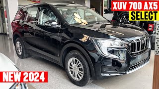 2024 New Mahindra XUV 700 AX5 Select Variant Walkaround  MAHINDRA XUV700 2024 [upl. by Nylcsoj]