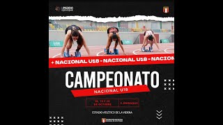 Campeonato Nacional de Atletismo Categoría U18  2024  Jornada 1 [upl. by Eastman986]