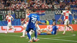 CROATIA 11 ITALY  Last Second Goal Shocks EURO 2024  Highlights amp Atmosphere [upl. by Kenny128]