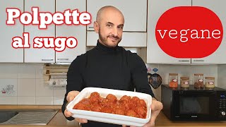 Polpette al sugo fatte in casa  ricetta vegana senza carne  facili da fare  Laboratorio Domestico [upl. by Pappas799]