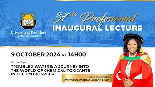 37th PROFESSORIAL INAUGURAL LECTURE [upl. by Domenech]