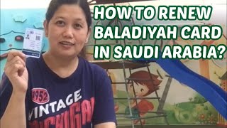 STEP BY STEP ON HOW TO RENEW YOUR BALADIYAH CARD IN SAUDI ARABIA [upl. by Mariano]