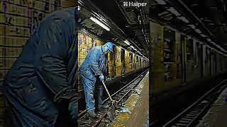 Biggy Blue underground undercity newyork underghost blue blau city metro abandonedtrain [upl. by Pape]