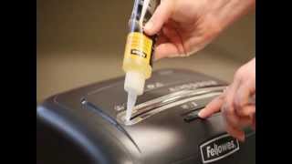 How To Oil A Fellowes Shredder [upl. by Adria]